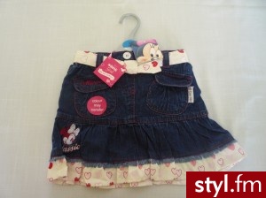 Disney SPÓDNICzKA DŻINSOWA MYSzKA MINNIE 7FFE-898E3 - Pozostałe Spódnice Moda