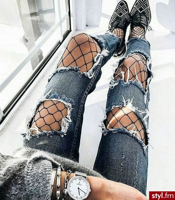 Jeansy Spodnie Moda