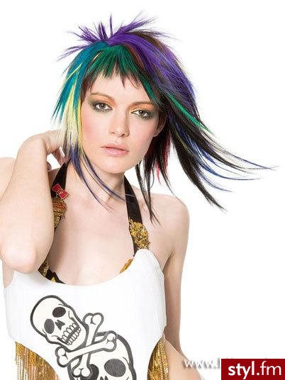 Punk Rock Alternatywne Średnie Fryzury