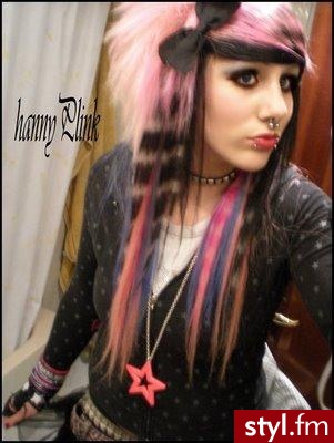 EMO Alternatywne Średnie Fryzury
