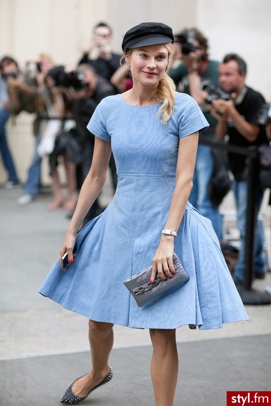 We can't get enough of Diane Kruger in this major Chanel dress. Those studded flats don't hurt either - Pozostałe Sukienki Moda