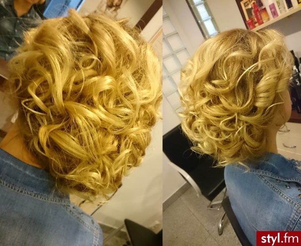 Blond Upięcie Kręcone Ślubne Długie Fryzury