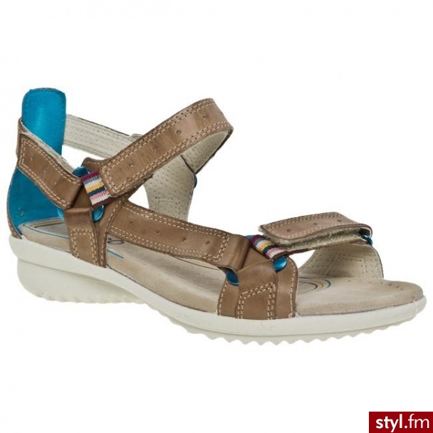 ECCO Sandały Hill Move 24952302004 Sand - Sandały Buty Moda