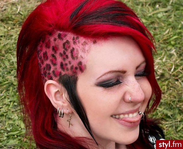 Punk Rock Alternatywne Średnie Fryzury