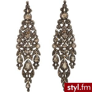 Olivia Collings Antique Jewelry Spanish Rose Earrings - Polyvore. Pobrano ze strony: http://www.polyvore.com/olivia_collings_antique_jewelry_spanish/thing?id=32374058 - Misz-masz