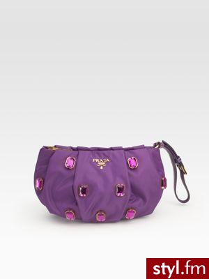 poręczna torebeczka Prada - 540$ dostępna także w kolorze różowym - Pozostałe Torebki Moda