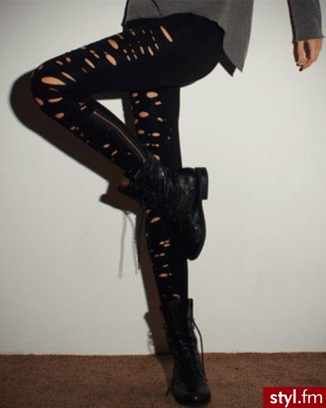 Leginsy Spodnie Moda
