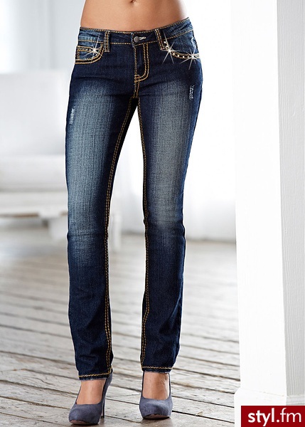 Jeansy Spodnie Moda