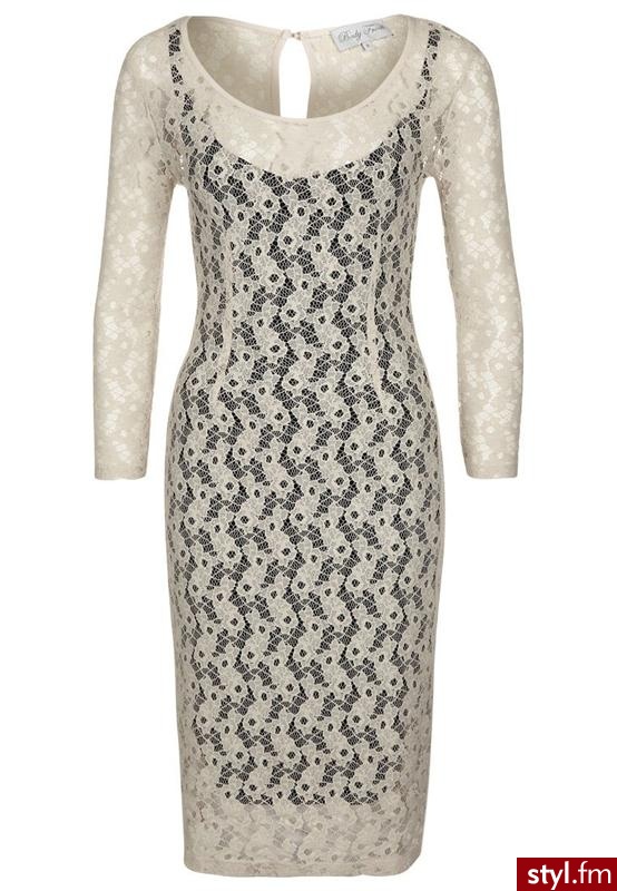 Body Frock WIMBLEDON Sukienka etui biały BF184 - Body Bielizna Moda