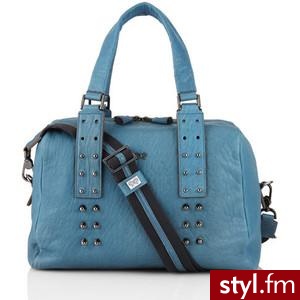 STUD SMALL TOP HANDLE BATTERED BAG - Anya Hindmarch - Polyvore. Pobrano ze strony: http://www.polyvore.com/stud_small_top_handle_battered/thing?id=26708350 - Pozostałe Torebki Moda