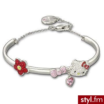 Hello Kitty & Swarovski - Bransoletki Biżuteria Moda