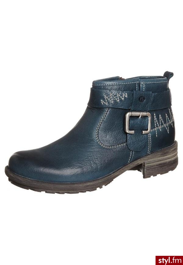Josef Seibel SANDRA Botki kowbojki i motocyklowe niebieski 93701 - Pozostałe Buty Moda