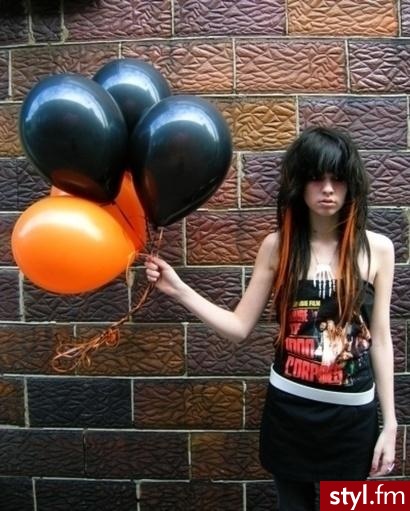 EMO Alternatywne Średnie Fryzury
