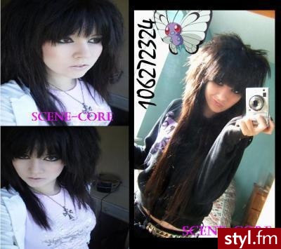 EMO Alternatywne Średnie Fryzury