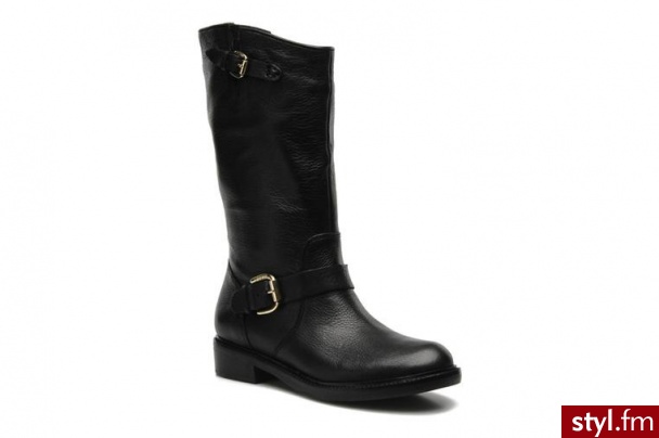 Guess PÓŁBUTY I BOTKI KIRSTA BY (Czarny) - Botki Buty Moda