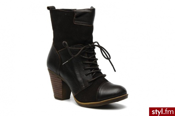 Xti PÓŁBUTY I BOTKI DESIDERIA BY XTI (Brązowy) - Botki Buty Moda