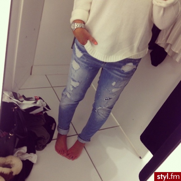 Jeansy Spodnie Moda