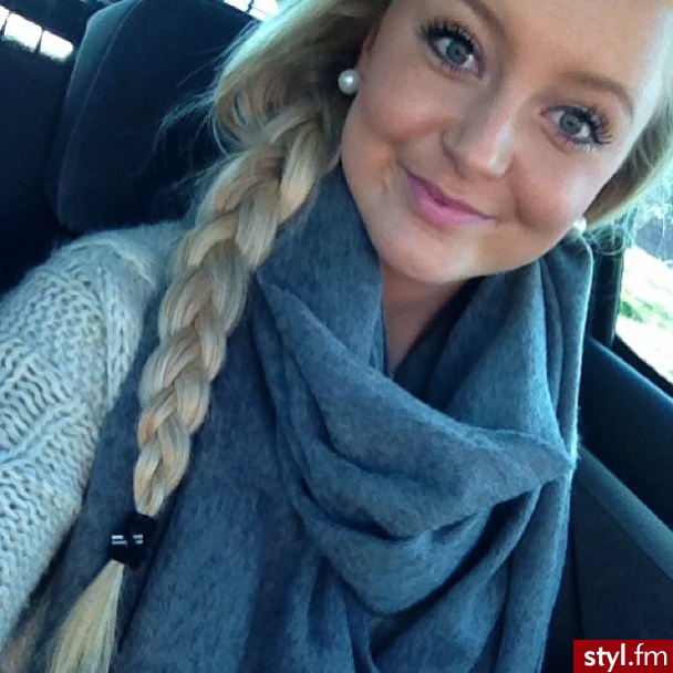 Blond Warkocze Proste Na co dzień Długie Fryzury