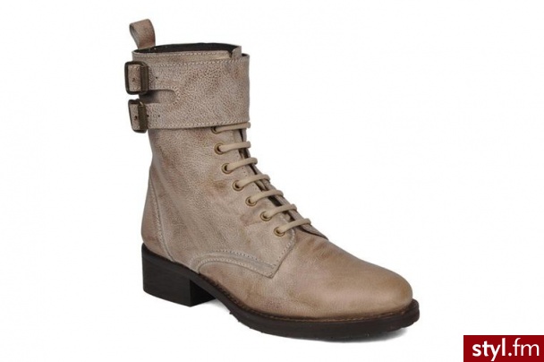 Georgia Rose PÓŁBUTY I BOTKI BINGA BY GEORGIA ROSE (Beżowy) - Botki Buty Moda