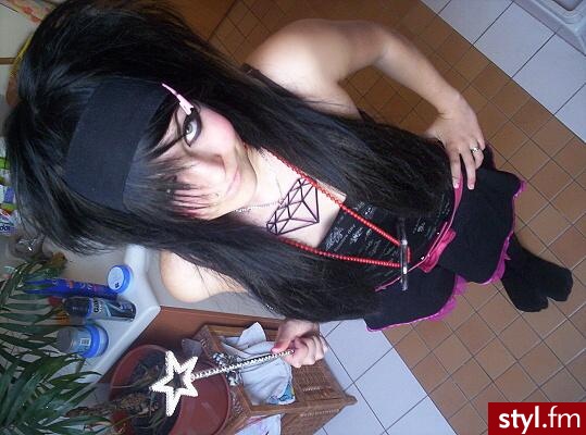 EMO Alternatywne Średnie Fryzury