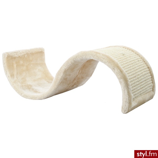 YARRO 50x20cm fala pozioma beżowa drapak dla kota - Dziecko