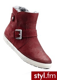 Bonprix Botki sportowe ze skóry 920970_23084 - Botki Buty Moda