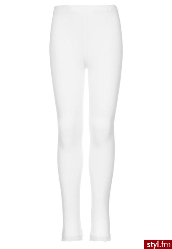 Name it VISTA Legginsy biały 13084006 - Leginsy Spodnie Moda