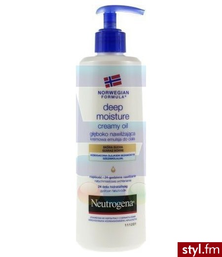 Neutrogena Formuła Norweska Głęboko nawilżająca kremowa emulsja do ciała z olejkiem sezamowym - Emu Buty Moda