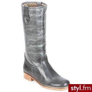 Jopper BUTY OLIVAT 001-CzARNY - Kozaki Buty Moda