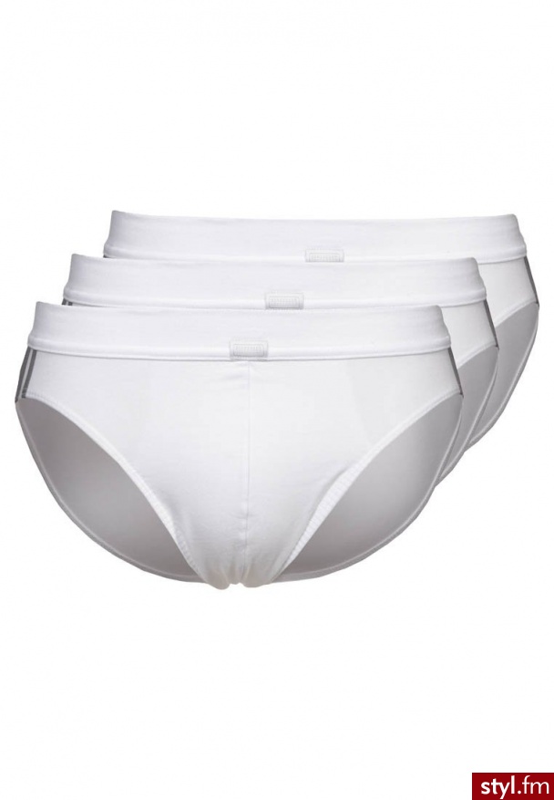 Schiesser ESSENTIALS COTTON STRETCH Figi biały - Majtki Bielizna Moda