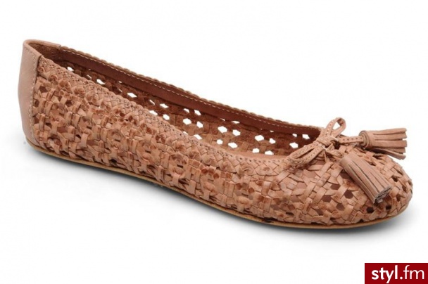 Jonak BALERINKI JOPLAT BY JONAK (Beżowy) - Balerinki Buty Moda
