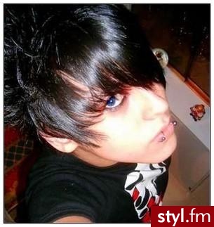 EMO Alternatywne Średnie Fryzury