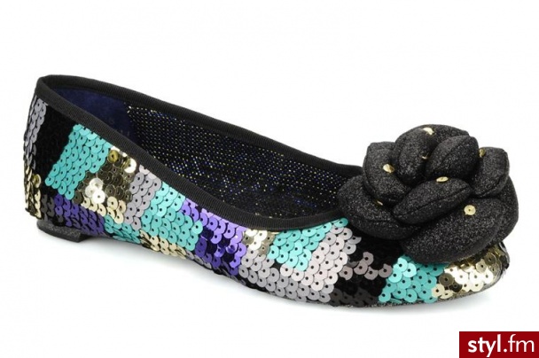 Irregular Choice BALERINKI NO PHOTO PLEASE BY IRREGULAR CHOICE (Fioletowy) - Balerinki Buty Moda