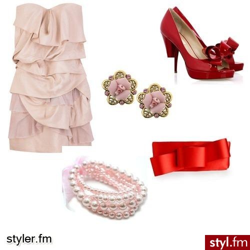 blady róż z ostrą czerwienią - Styler