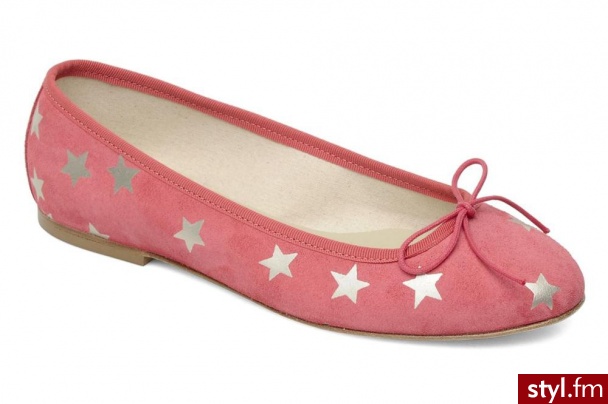 Anniel Balerinki Joana by (Różowy) - Balerinki Buty Moda