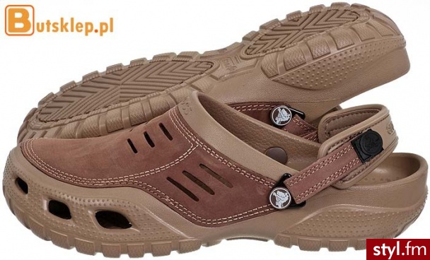 Buty Crocs Yukon Sport Men Khaki Coffe (10931) - Klapki Buty Moda