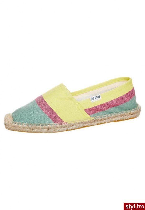 Soludos ORIGINAL BLOCK COLOUR Espadryle żółty (FOR115) - Pozostałe Buty Moda