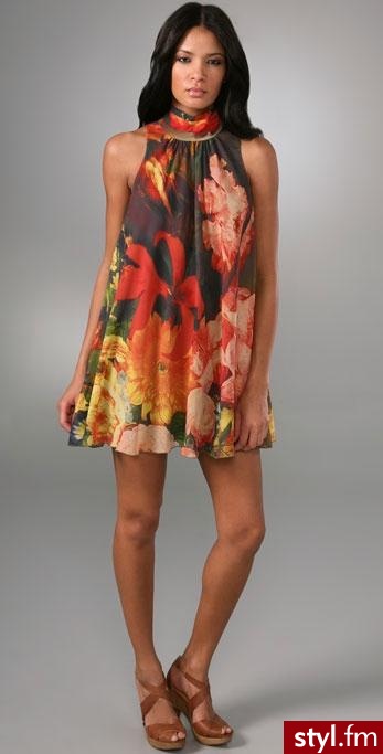 Przepiękna sukienka wykonana z jedwabiu od Alice + Olivia - 396$ - Pozostałe Ciuchy Moda