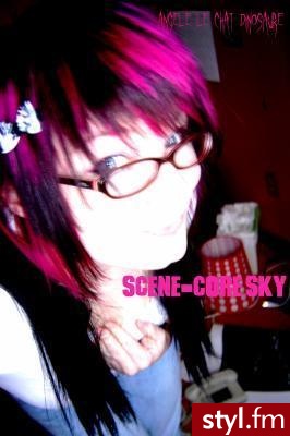 EMO Alternatywne Średnie Fryzury