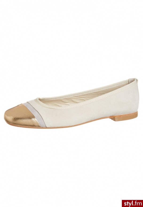 Nome Baleriny beżowy 131-1675530 - Balerinki Buty Moda