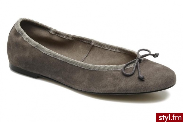 Georgia Rose Balerinki Fancine by (Brązowy) - Balerinki Buty Moda