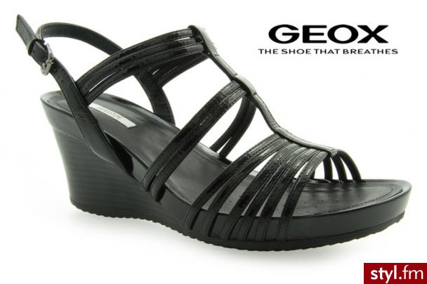Geox ROXY BLACKLEATHER - Koturny Buty Moda