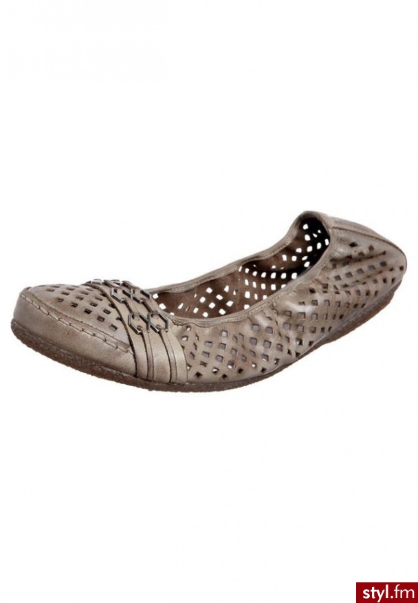 Rieker SAVANNAH Baleriny beżowy - Balerinki Buty Moda