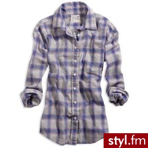 AE Women's Plaid Boyfriend Shirt (Blue Combo) - American Eag... - Polyvore. Pobrano ze strony: http://www.polyvore.com/ae_womens_plaid_boyfriend_shirt/thing?id=21357384 - Pozostałe Ciuchy Moda