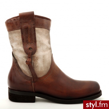Venezia BOTKI OCIEPLANE 174212 MALBR - Botki Buty Moda