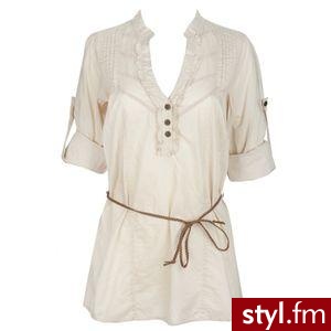 Luźna tunika z sznureczkiem w talii 22$ - Pozostałe Ciuchy Moda