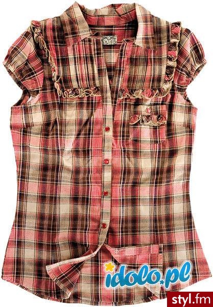 Koszula w kratkę Pull and Bear dla Niej - jesień/zima 2008 - Pozostałe Ciuchy Moda