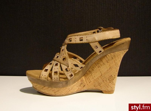 koturny fama, 13cm - Sandały Buty Moda