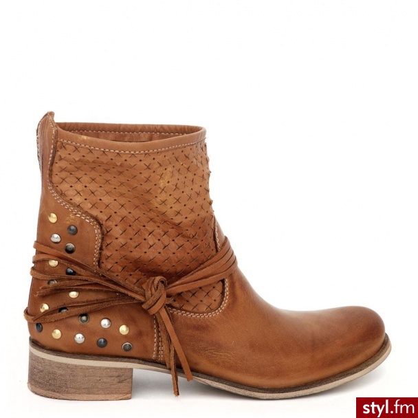 Venezia BOTKI AŻUROWE 124 SAV WHISK - Botki Buty Moda