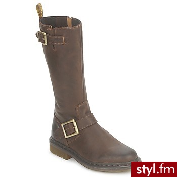 Doc Martens BUTY ROBIN DARK / Brązowy - Kozaki Buty Moda
